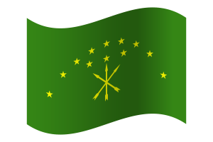 Adygea Flag flag
