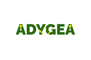 Adygea Text Art flag