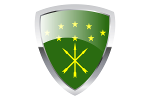 Adygea Shield Flag flag
