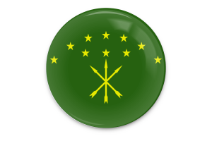 Adygea Flag Vector Art flag