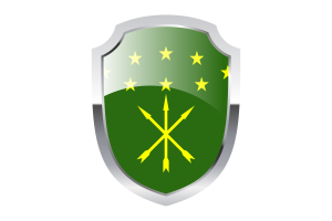 Adygea Shield Logo flag