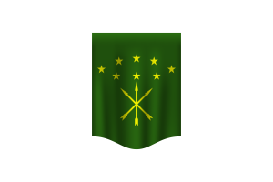 Adygea Flag Banner flag