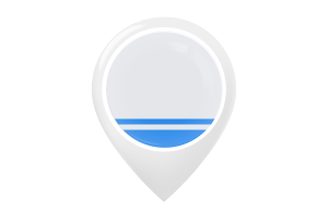 Altai Republic Flag Map Pin Icon flag