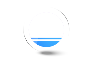 Altai Republic Flag Glossy Round Button flag