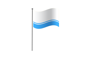 Waving Flag of Altai Republic flag