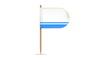 Altai Republic Flag for Desk, Table flag
