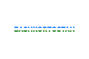 Bashkortostan Text Art flag