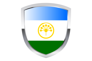 National Flag of Bashkortostan Clipart flag