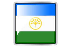 Bashkortostan Flag Square icon flag