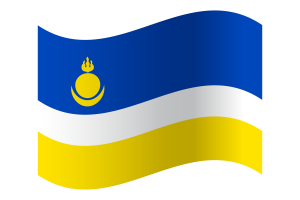 Buryatia Flag flag