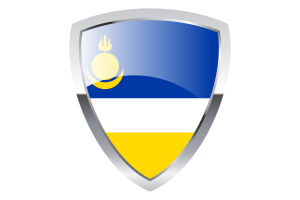 Buryatia Shield Flag flag