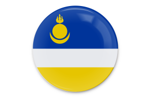 Buryatia Flag Vector Art flag