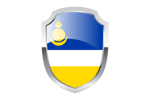 Buryatia Shield Logo flag