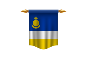 Buryatia Flag Royal Banner flag