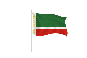 Chechnya Flag Clipart flag