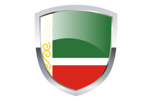 National Flag of Chechnya Clipart flag