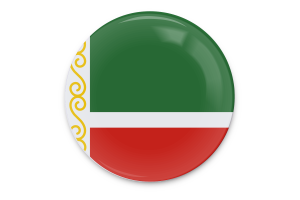 Chechnya Flag Vector Art flag