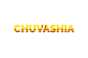 Chuvashia Text Art flag