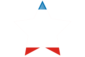 Crimean Peninsula Flag Star Icon flag