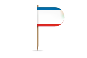 Crimean Peninsula Flag for Desk, Table flag