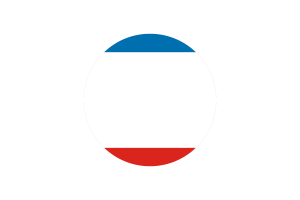 Crimean Peninsula Flag Circle Vector Free flag