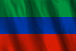 National Flag of Dagestan flag