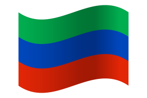 Dagestan Flag flag
