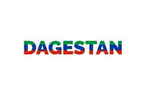 Dagestan Text Art flag