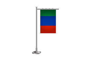Dagestan Standing Flag flag