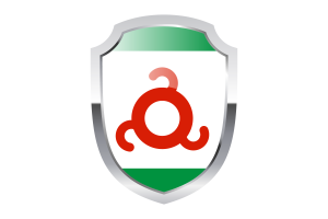 Ingushetia Shield Logo flag