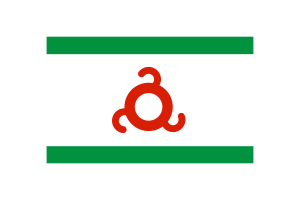 Ingushetia Flag Vector Illustration flag