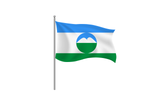 Kabardino-Balkarian Republic Flag Clipart flag
