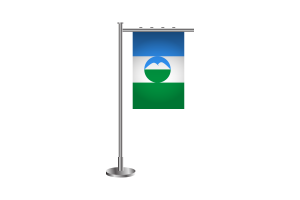 Kabardino-Balkarian Republic Standing Flag flag