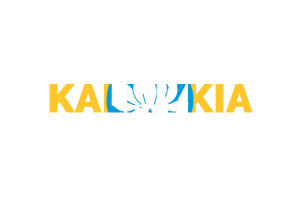 Republic of Kalmykia Text Art flag