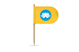 Republic of Kalmykia Flag for Desk, Table flag