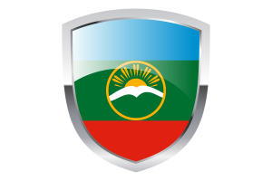 National Flag of Karachay Cherkessia Clipart flag