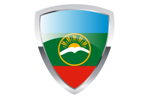 Karachay Cherkessia Shield Flag flag