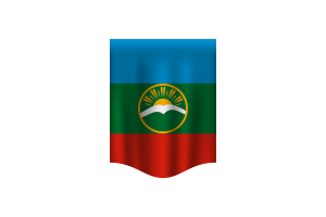 Karachay Cherkessia Flag Banner flag