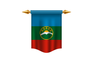 Karachay Cherkessia Flag Royal Banner flag