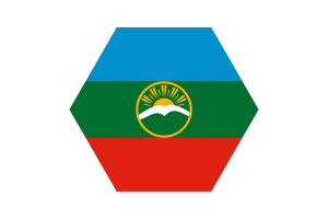Karachay Cherkessia Flag Vector Free | SVG and PNG flag