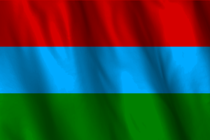 National Flag of Republic of Karelia flag