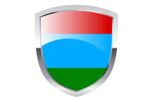 National Flag of Republic of Karelia Clipart flag