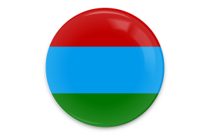 Republic of Karelia Flag Vector Art flag