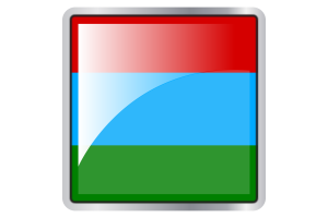 Republic of Karelia Flag Square icon flag