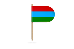 Republic of Karelia Flag for Desk, Table flag
