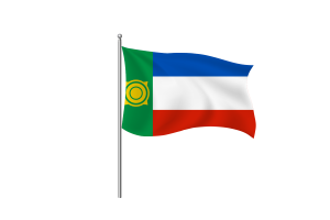 Khakassia Flag Clipart flag