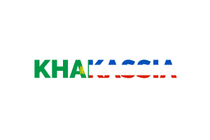 Khakassia Text Art flag