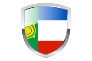 National Flag of Khakassia Clipart flag