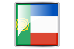 Khakassia Flag Square icon flag