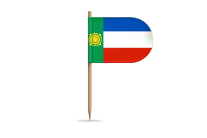 Khakassia Flag for Desk, Table flag